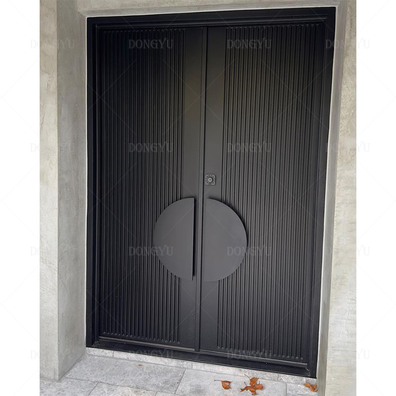 New Modern Italian Design Hot Sale Home Other Front Door Cheap Price External Steel Security Entrance Door House