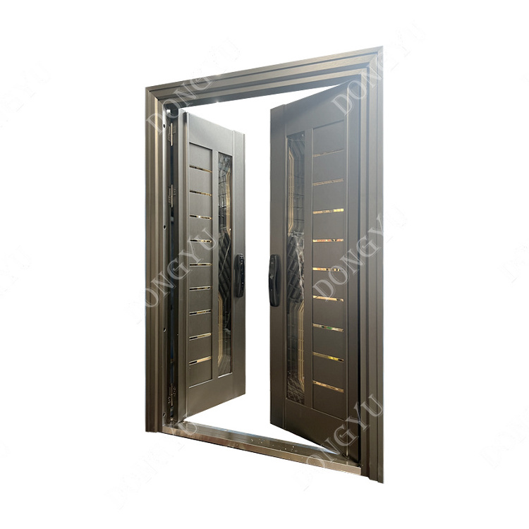 Australia house Steel Doors Double Anti-theft Sound-proof Stainless Steel Exterior Door