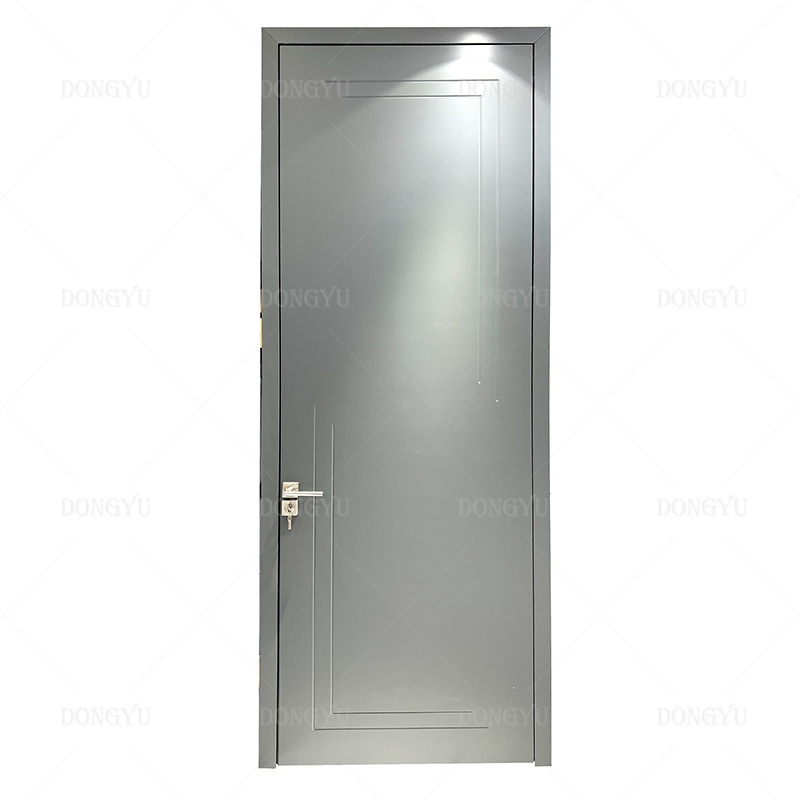 JHK black mahogany white interior glass French casement wooden door Chinese door factory low price