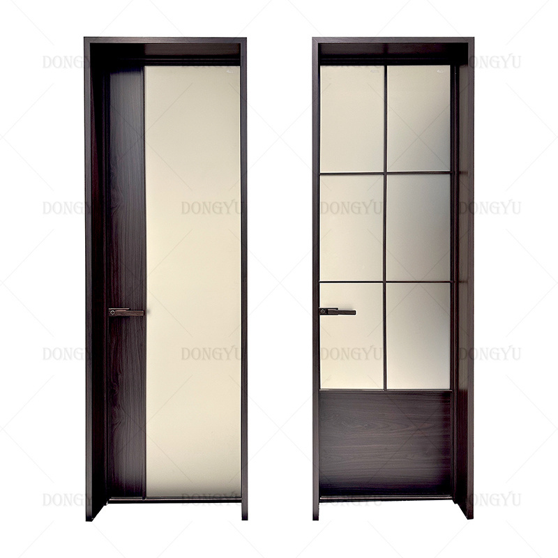 Modern Australia Design Interior Fire Prevention Glass Southwestern Kitchen Aluminium Swing Doors New Design glass Door