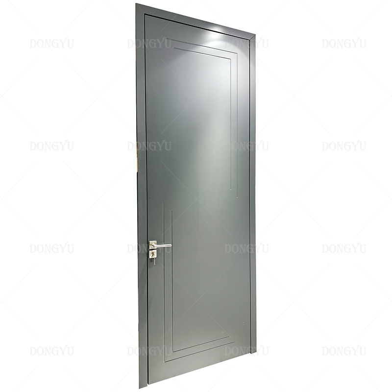 JHK black mahogany white interior glass French casement wooden door Chinese door factory low price