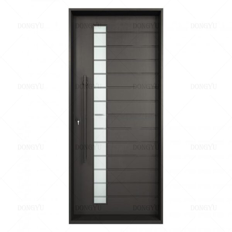 Qatar Cheap price metal safety doors picture modern exterior security main entrance wrought iron grill single door design