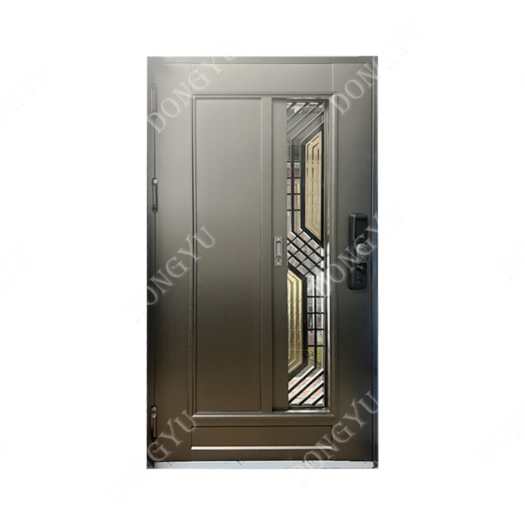 Australia house Steel Doors Double Anti-theft Sound-proof Stainless Steel Exterior Door