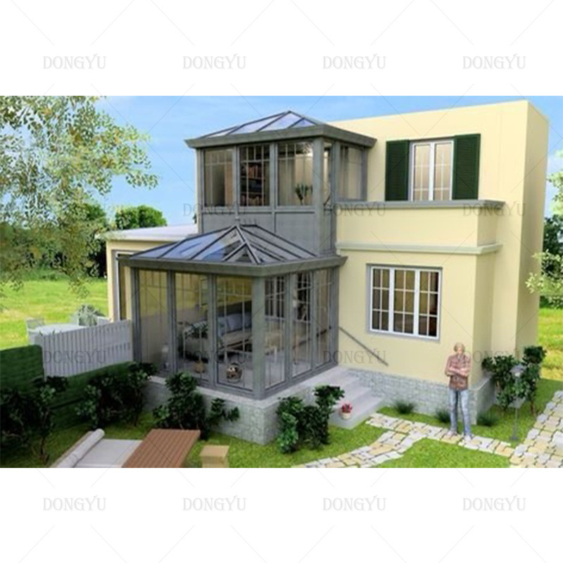 European High quality Sun room Glass house Sun room Glass balcony Sun room Aluminum alloy glass house