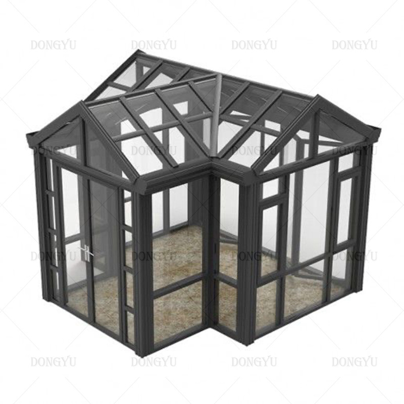 European High quality Sun room Glass house Sun room Glass balcony Sun room Aluminum alloy glass house