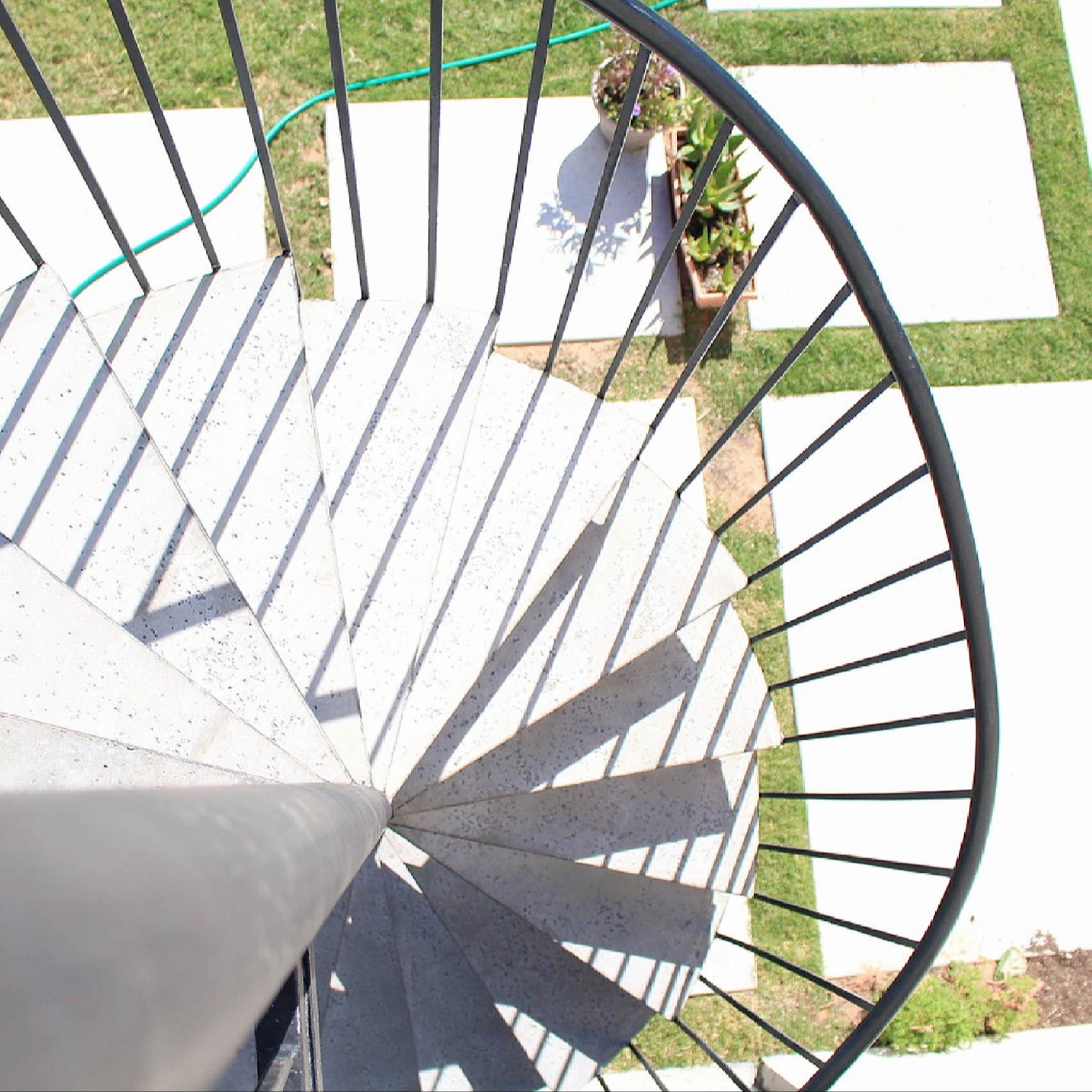 ECT 2023  Hot Sale Decorative Outdoor Spiral Steel Staircase