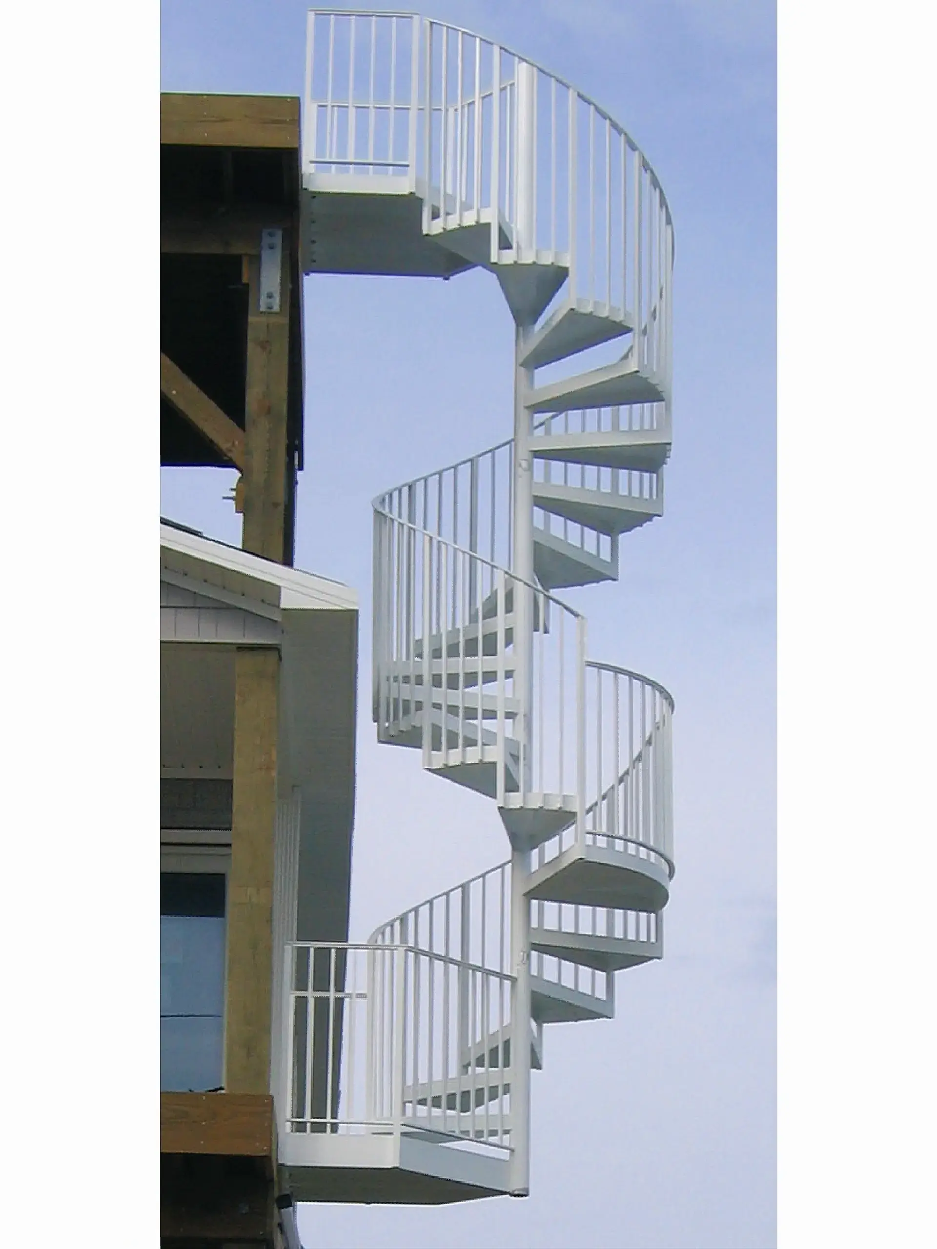 ECT 2023  Hot Sale Decorative Outdoor Spiral Steel Staircase