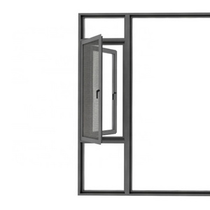 Aluminium Double Glazed Sound Proof Glass Sound Insulation Adhesive Strip Windows Built In Screen Window