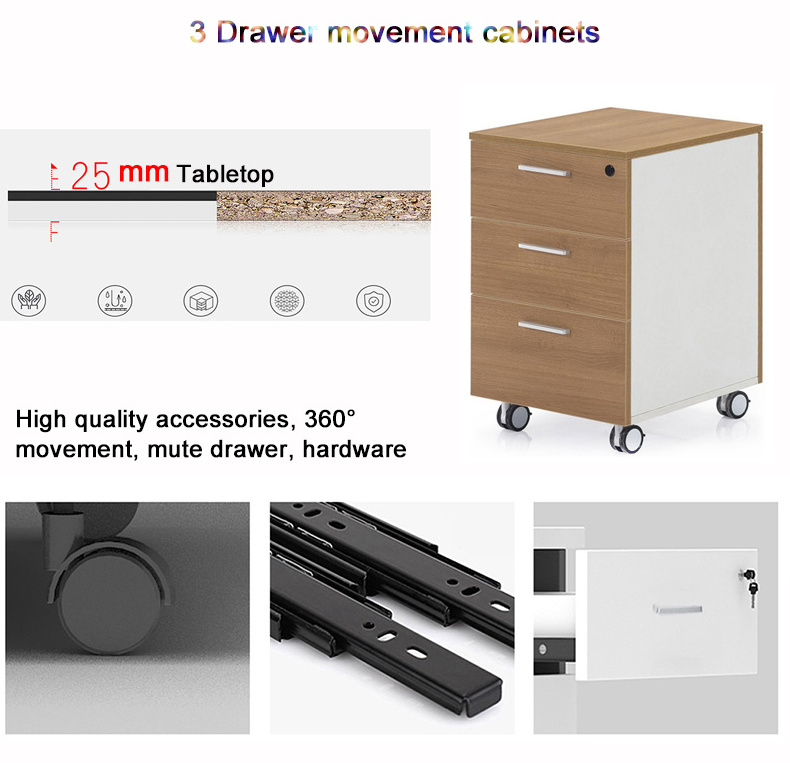 Office furniture staff workstation table cluster office desk cubicles for 4 person with shelves