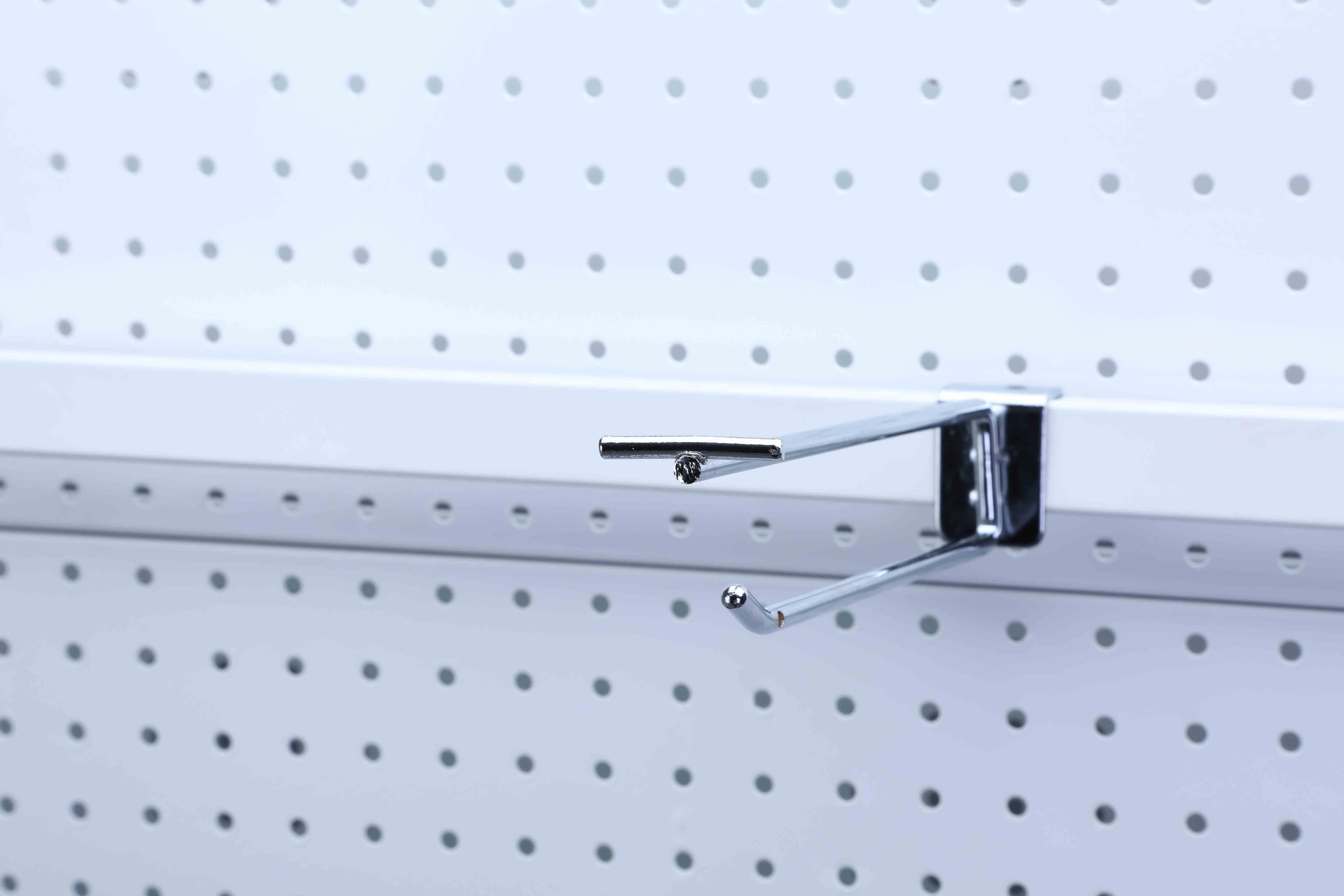 Supermarket Shelf Beam Double-Line Hook Bold Shelf Accessories Display Rack Small Beam Square Tube Hook