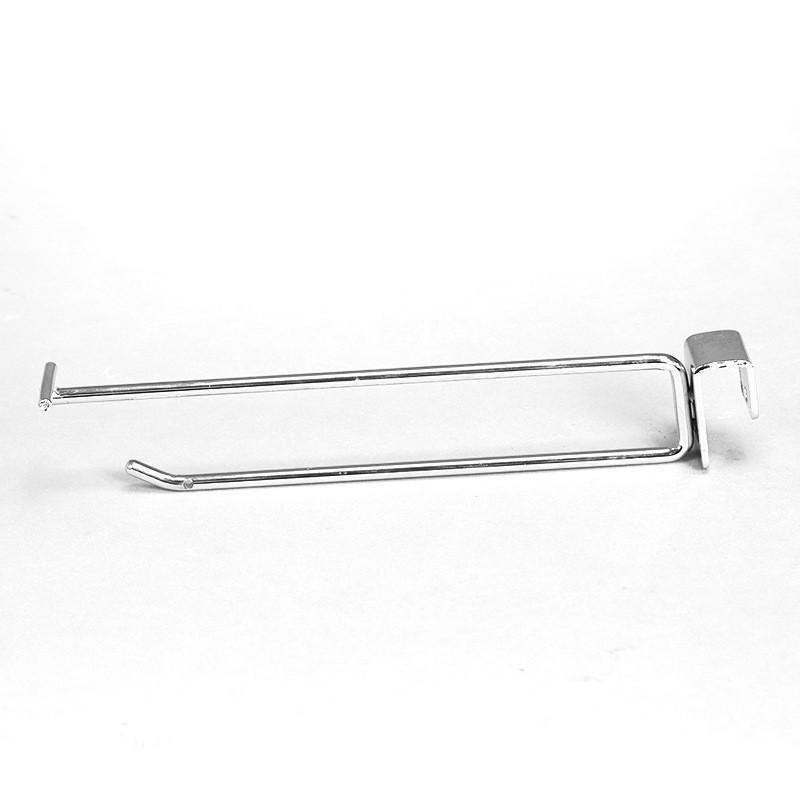 Supermarket Shelf Beam Double-Line Hook Bold Shelf Accessories Display Rack Small Beam Square Tube Hook