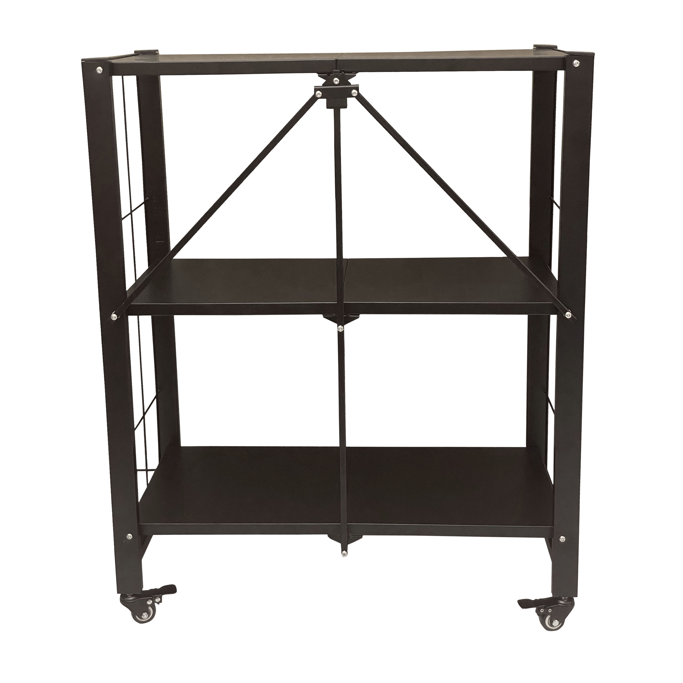 NEW Iron Art Household Children Bookcase Storage Rack Simple Folding Bookcase Floor Mobile Living Room Storage Rack