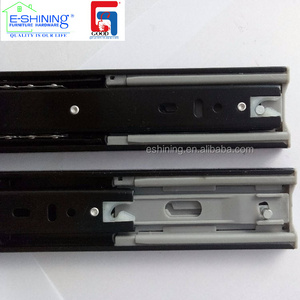 Furniture Hardware Heavy Duty 45mm Metal Cabinet Ball Bearing Industrial Tool Box Soft Close Drawer Slides For Steel Cabinet