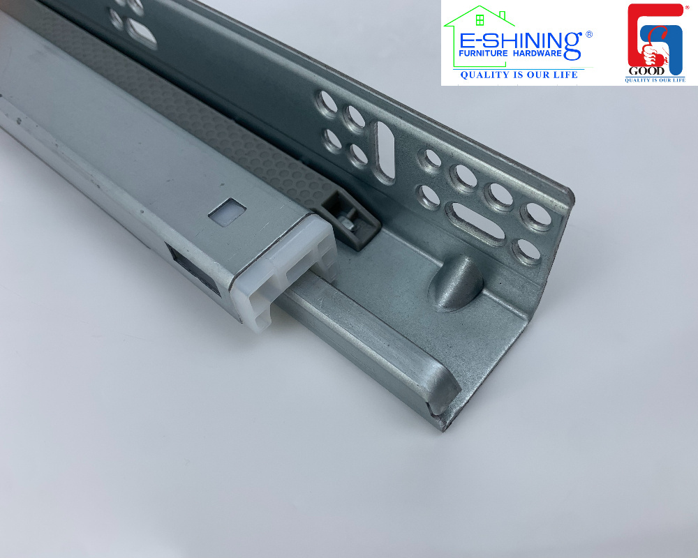 Factory Furniture Accessories  Kitchen Rails Extension Soft Closing Telescopic Cabinet Undermount Drawer Channel Slide