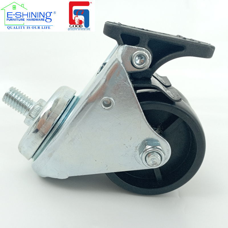 Heavy Duty PP Caster Wheel Equipment Industrial Caster With Locking