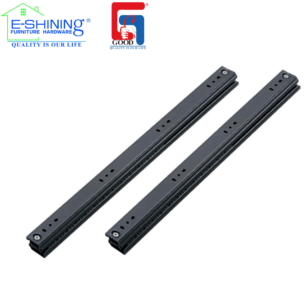 35MM Width One Way Telescopic Channel Drawer Rails Full Extension Ball Bearing Slide Drawer Slide Rail For Metal Box