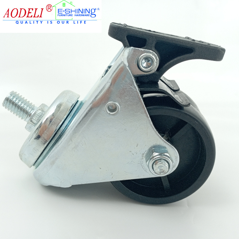 Heavy Duty PP Caster Wheel Equipment Industrial Caster With Locking