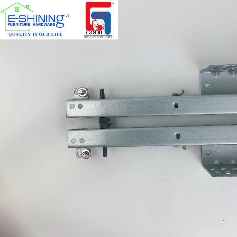 E-SHINING Factory Price Push Open Soft Close Hidden Cabinet Rail Undermount Drawer Frameless Slide