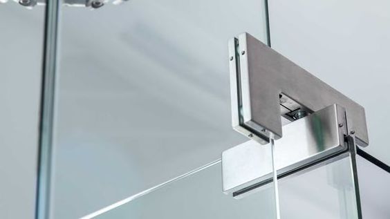 Stainless Steel Interior Glass Patch Fitting Wall Mount Shower Door Hinges Glass Door Hinge