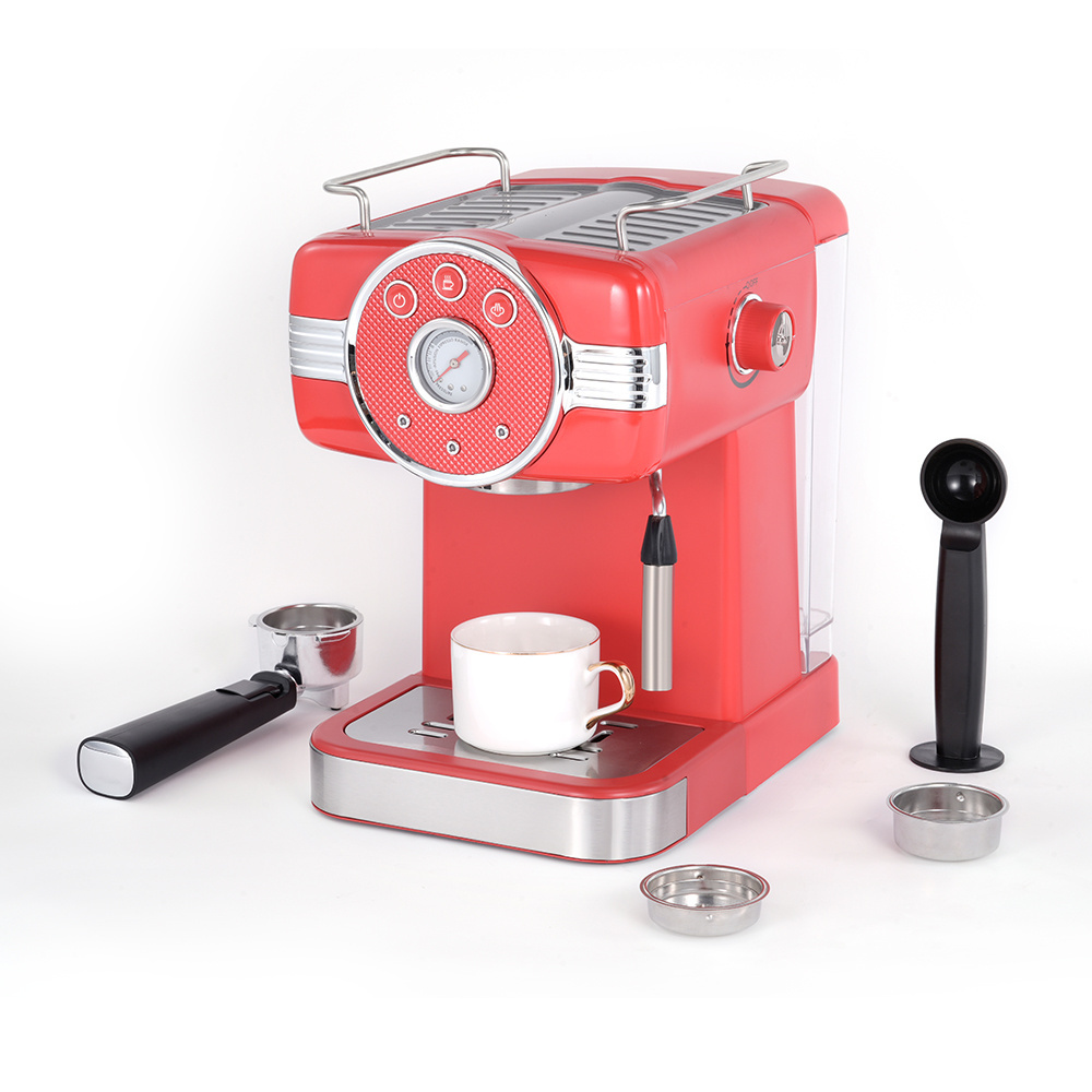 20 Bar Professional Multifunctional Stainless Steel Latte Cappuccino Coffee Maker Machine Semi Automatic Coffee Machine Espresso