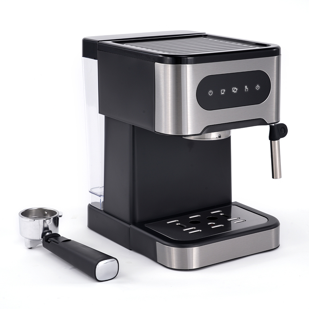 Smart Kitchen Appliance Semi Automatic Milk Frother Grinder Electric Italiana Cafeteira Coffee Roaster Expreso Machine for Home