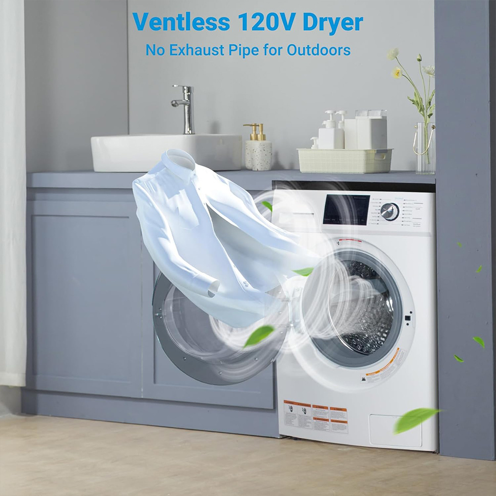 Professional Wholesale 2.7cuft Washer Dryer Combo Industrial Household Automatic Laundry Smart Washing Machines Prices for Home