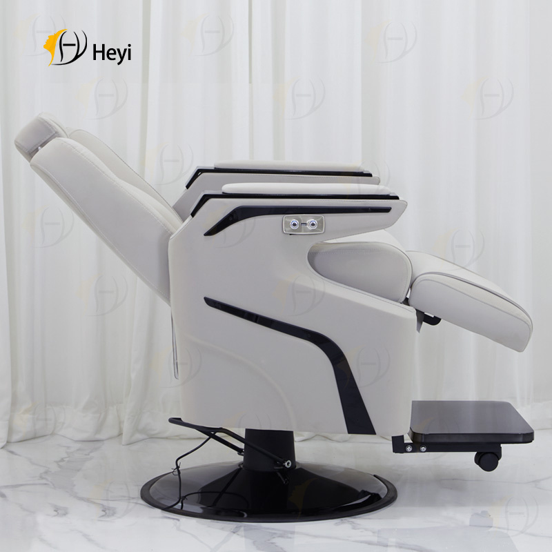 electric folding barber chair facial beauty reclining hydraulic portable barber chairs