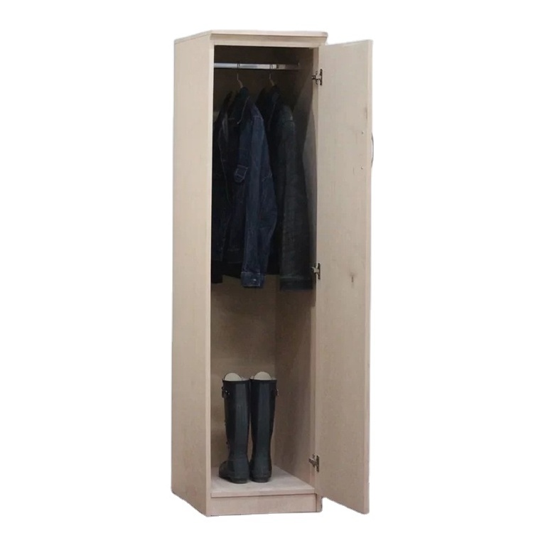 1 Door Wardrobe Tall Storage Cabinet Manufactures Steel Closet Wardrobe Cupboard