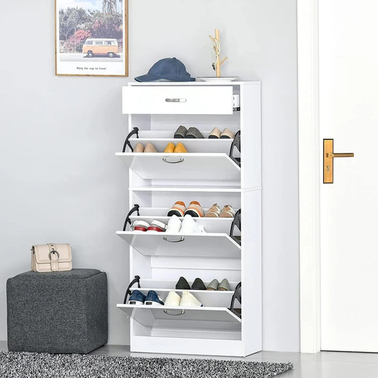 Modern Simple Ultra-Thin Shoe Cabinet Household Door Entrance Household Flip-Over Shoe Rack