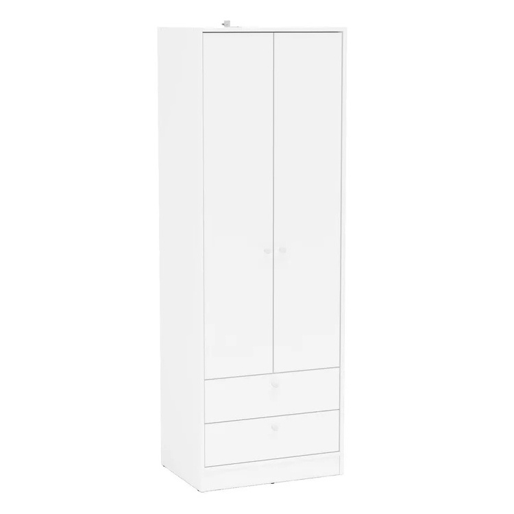 Factory Wooden Wardrobe Simple Durable 2 Door Wardrobe Designs