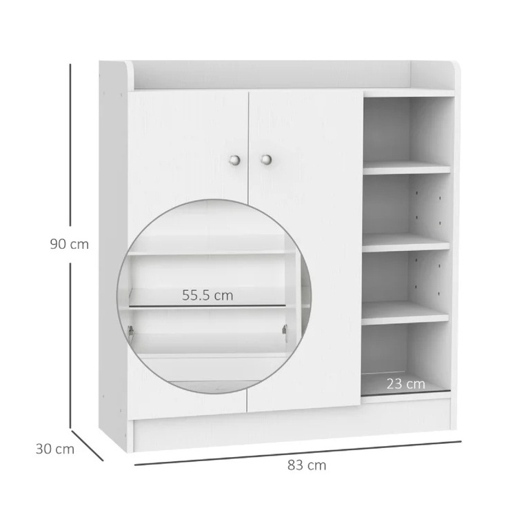 25 Pair High-Capacity Shoe Storage Cabinet For Household Shoe Rack