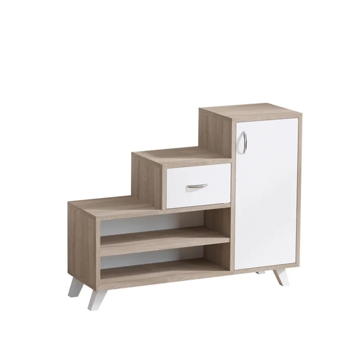 New Design Hot Sale Cheap Shoe Organizer Cabinet With 2 Drawers And Bench