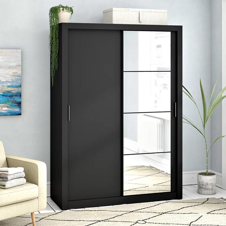 Factory Supply Wardrobes Bedroom New Wardrobe Design For Glass 2 Door Wardrobe Closet