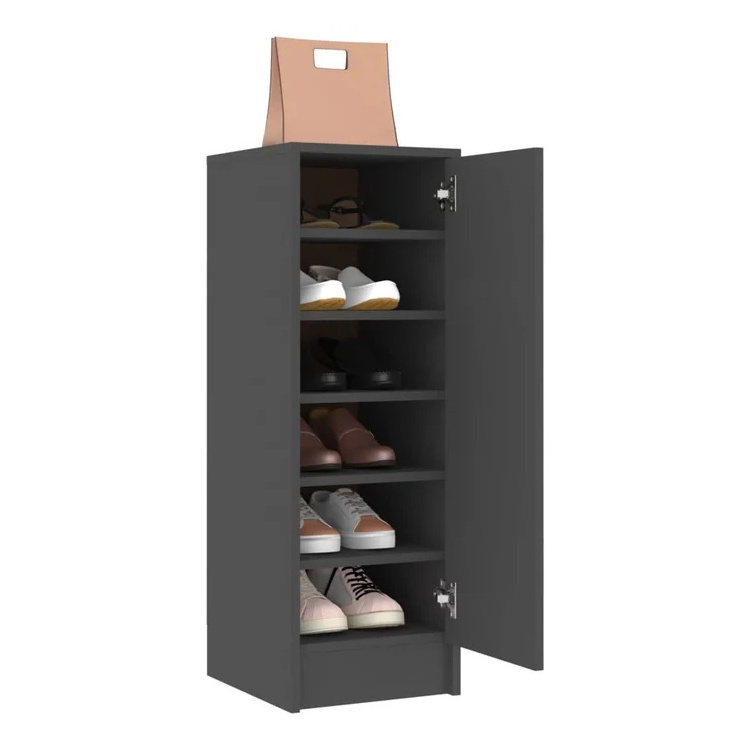 Tall Shoe Cabinet Modern Wooden Good Quality Space Saving Shoe Rack Cabinet