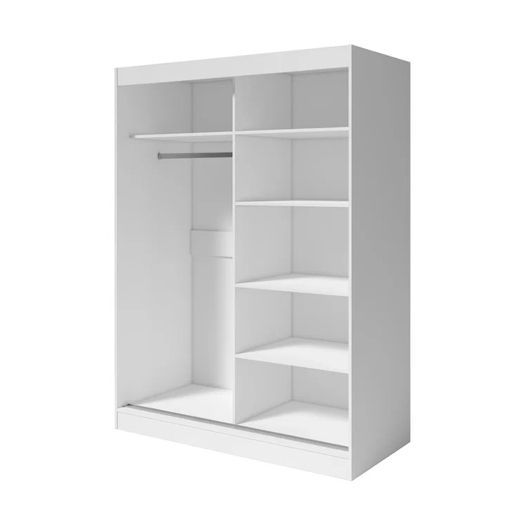 Ready To Assemble Fancy New Design Almirah Bedroom Wardrobe Cupboard Cheap Price With Sliding Doors