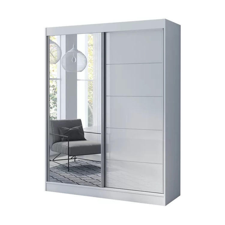 Ready To Assemble Fancy New Design Almirah Bedroom Wardrobe Cupboard Cheap Price With Sliding Doors