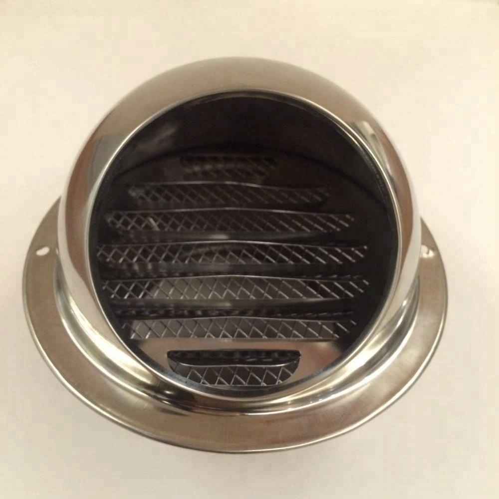 Quality exhaust air louver wall air vent cowl stainless steel round ceiling air vent