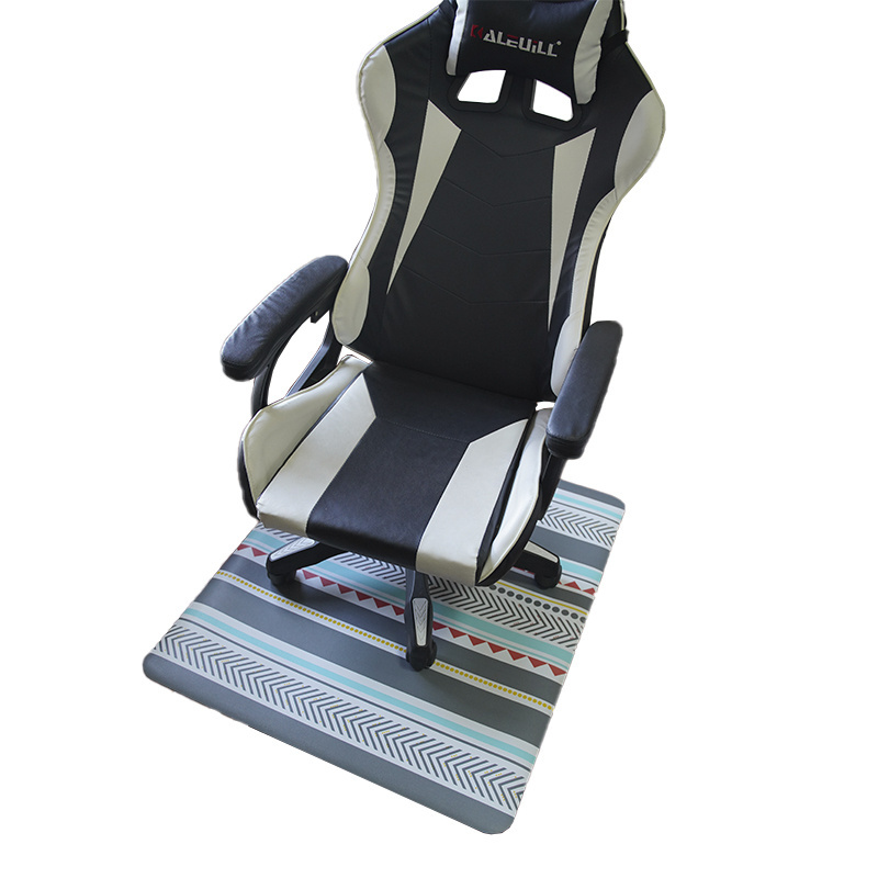 GMYK Customized Printed PVC Chair Mat And  E-Sport Gaming Chair Floor Mat OEM