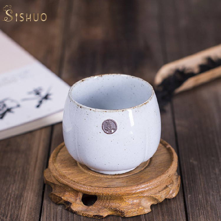 155ml Wholesale chinese Ceramic Tea Cup Crackle Glaze Tea Cup with gift box