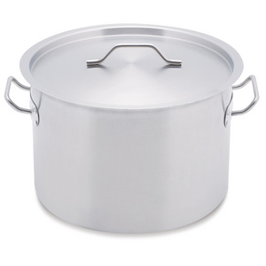 Industrial 17L 23L 58L large capacity stainless steel cooking pots for restaurant hotel using