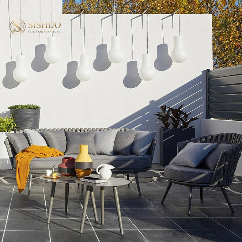 Customizable Luxury Outdoor Garden Set Heavy-Duty Aluminum Outdoor Furniture