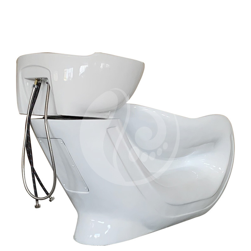 Modern Portable Washing Shampoo Chair Barber Hair Beauty Salon Furniture Backwash Unit Massage Shampoo Sink With Basin Chair