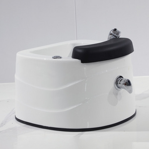 Factory Cheap price foot spa portable pedicure sink with jets pedicure bowl for spa salon, pedicure sink foot spa