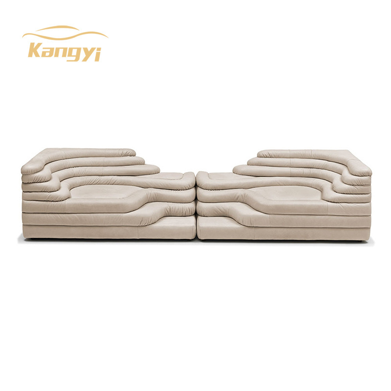 Irregular high density foam sofa set furniture living room home couch modern fabrics modular sectional sofa