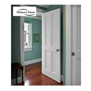 Shaker wooden doors durable scratch-resistant for houses interior room bedroom office apartment door wholesale