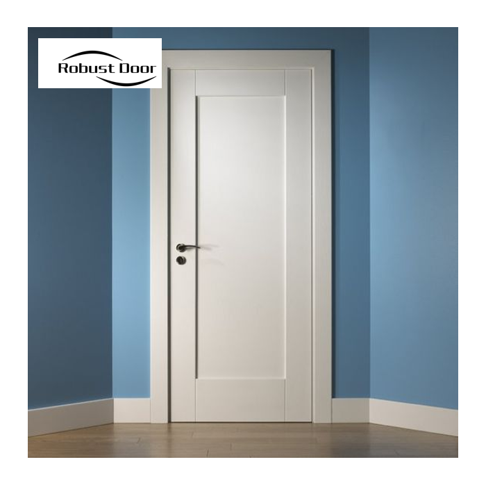 Shaker wooden doors durable scratch-resistant for houses interior room bedroom office apartment door wholesale