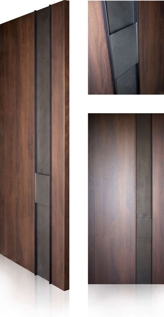 Robust Door Factory custom high quality expensive wooden pivot doors for houses