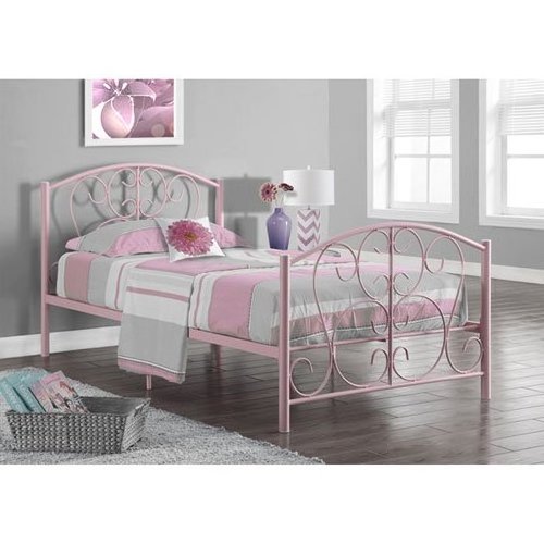 Any color youth wood single deck metal  bed