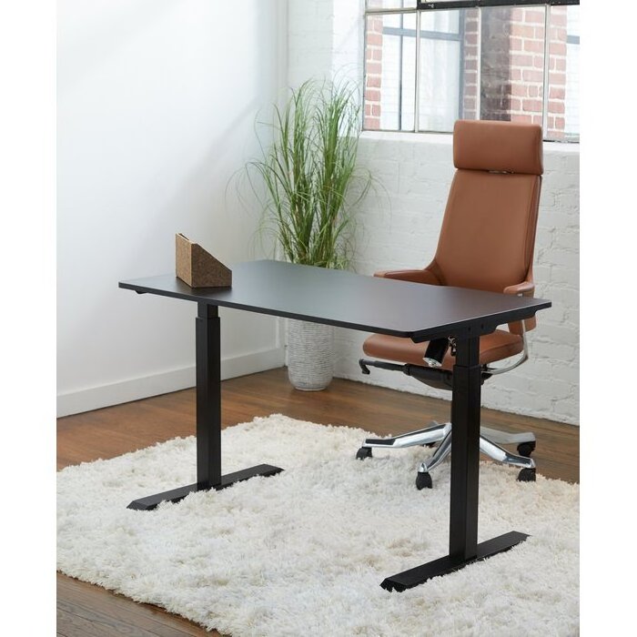 High Quality Modern Office Computer Table Sit Stand Desk Single Motor Standing Desk Electric Height Adjustable Desk