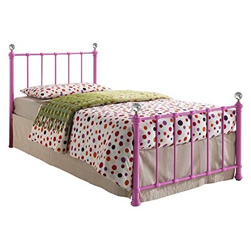 Modern cheap price round tube single beds for kids